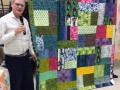 Michael Dwyer - Fabric Frenzy - Turning Twent Patter, All fabric from a raffle!